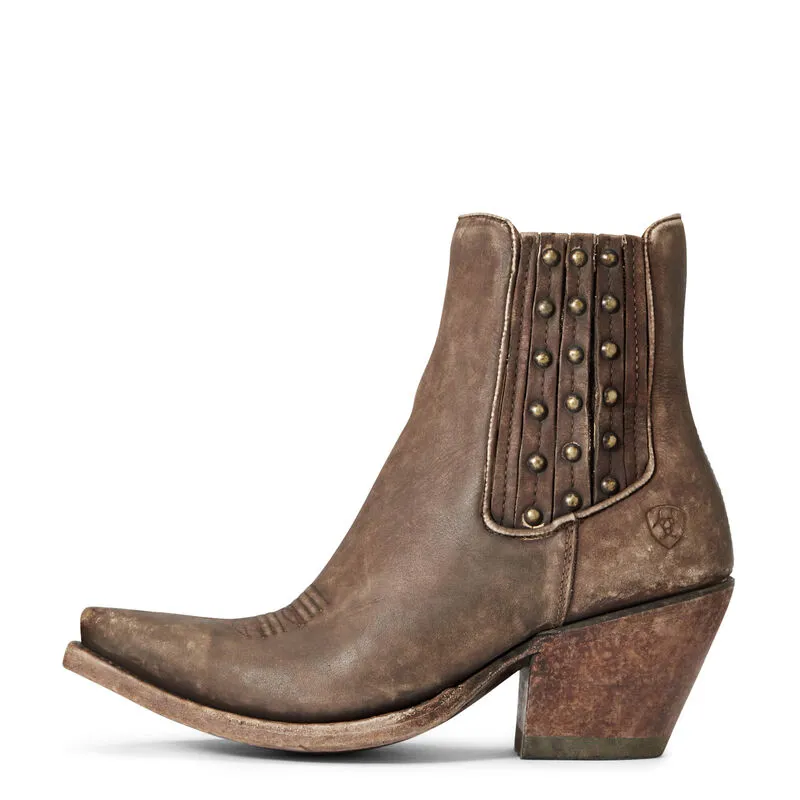 Ariat Eclipse Ladies Western Boot - Naturally Distressed Brown-1